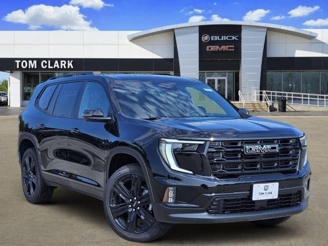 2026 GMC Acadia AWD Elevation in Ebony Twilight Metallic — front three-quarter view