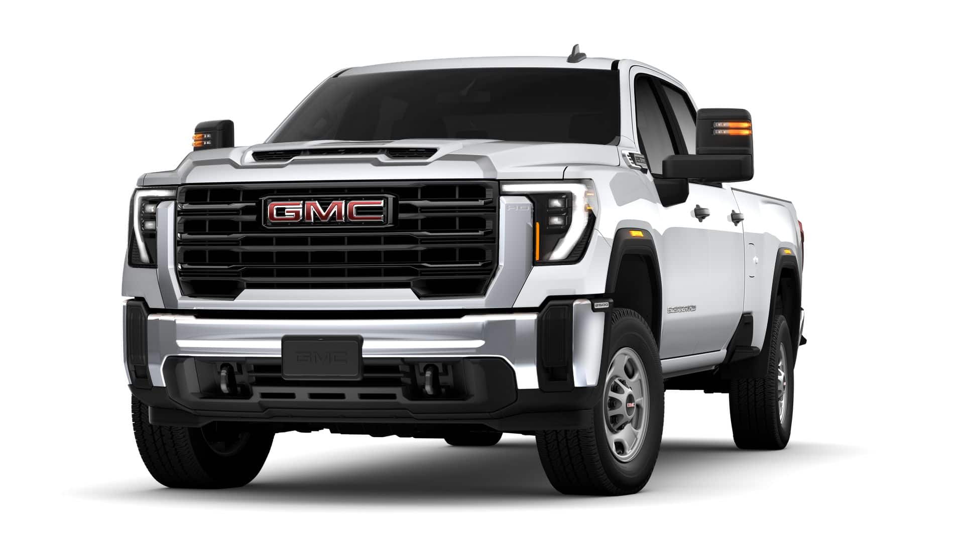 2026 GMC Sierra 2500 HD Pro in Summit White — front three-quarter view