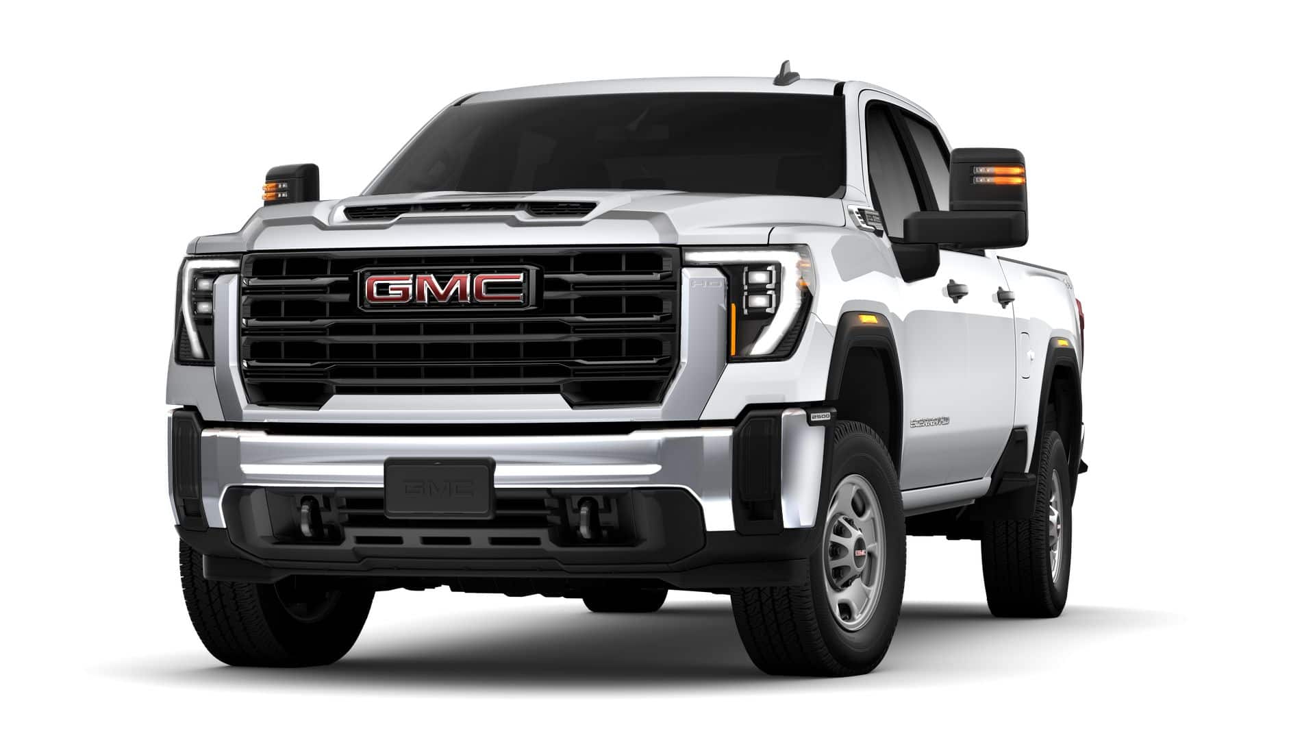 2026 GMC Sierra 2500 HD Pro in Summit White — front three-quarter view
