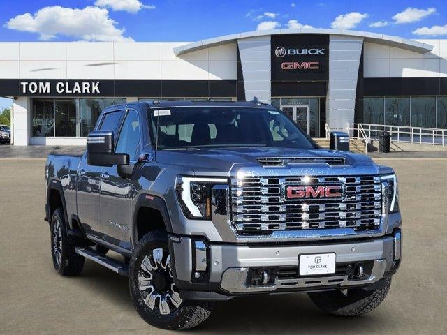 2026 GMC Sierra 2500 HD Denali in Sterling Metallic — front three-quarter view