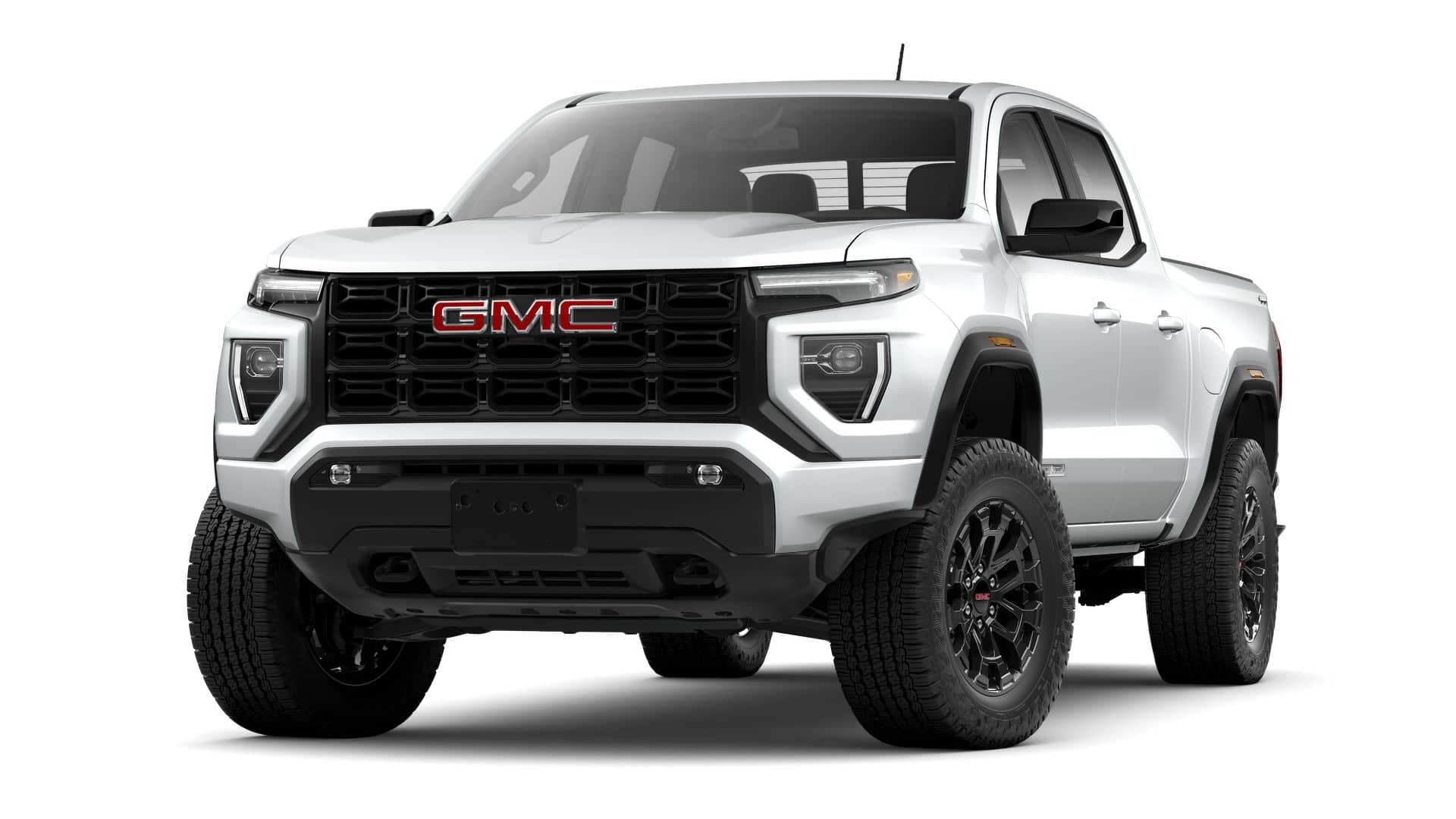 2026 GMC Canyon 4WD Elevation in Summit White — front three-quarter view