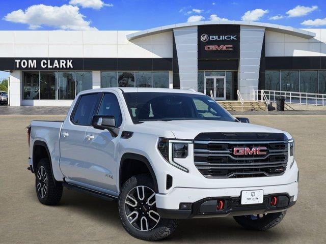 2026 GMC Sierra 1500 AT4 in Summit White — front three-quarter view
