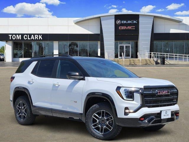 2026 GMC Terrain AWD AT4 in Summit White — front three-quarter view