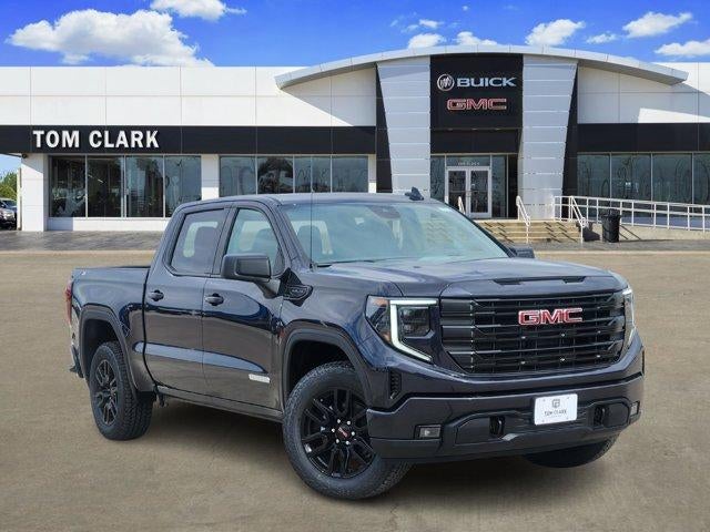 2026 GMC Sierra 1500 Elevation in Titanium Rush Metallic — front three-quarter view