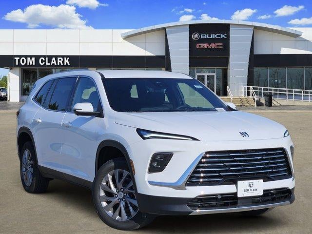 2026 Buick Enclave Preferred in Summit White — front three-quarter view