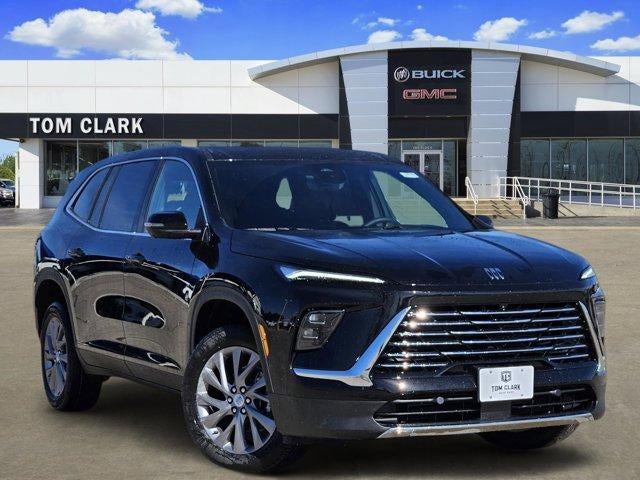 2026 Buick Enclave Preferred in Ebony Twilight Metallic — front three-quarter view