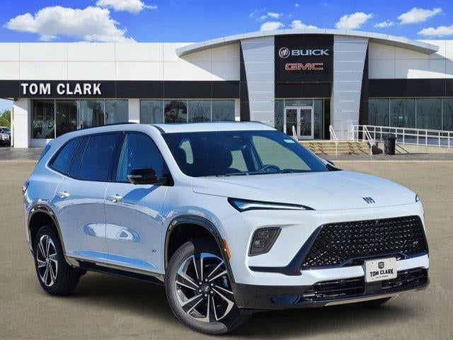 2026 Buick Enclave Sport Touring in Iridescent White Tricoat — front three-quarter view