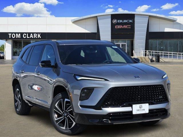 2026 Buick Enclave Sport Touring in Moonstone Gray Metallic — front three-quarter view