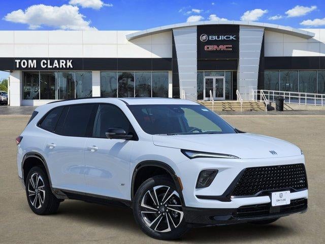 2026 Buick Enclave Sport Touring in Iridescent White Tricoat — front three-quarter view