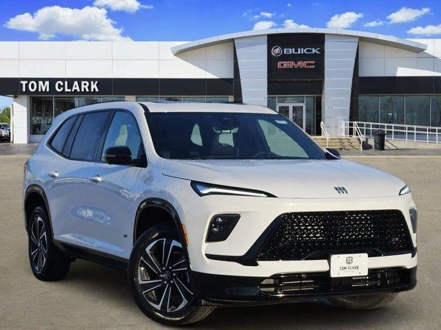 2026 Buick Enclave Sport Touring in Summit White — front three-quarter view
