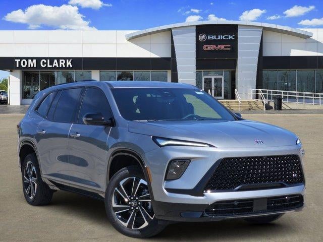 2026 Buick Enclave Sport Touring in Moonstone Gray Metallic — front three-quarter view
