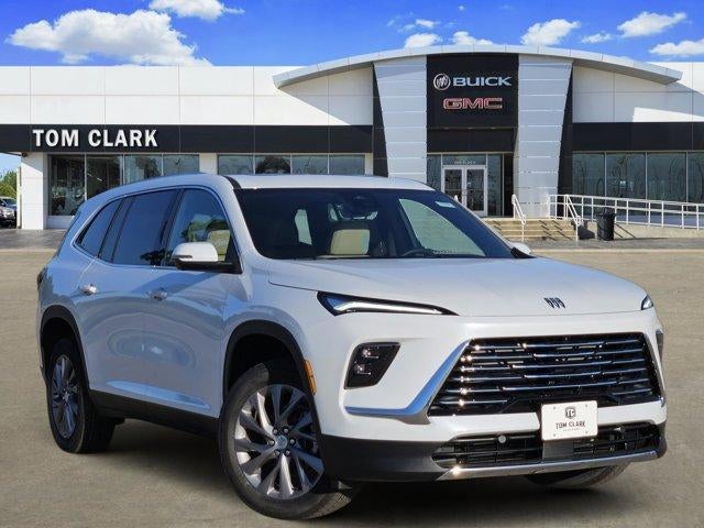 2026 Buick Enclave Preferred in Iridescent White Tricoat — front three-quarter view