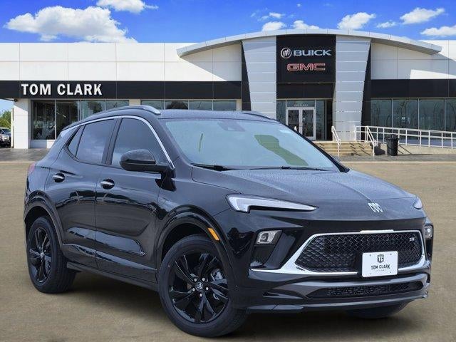 2026 Buick Encore GX Sport Touring in Ebony Twilight Metallic — front three-quarter view