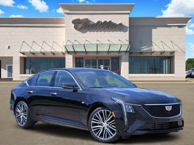 2026 Cadillac CT5 Premium Luxury in Black Raven — front three-quarter view