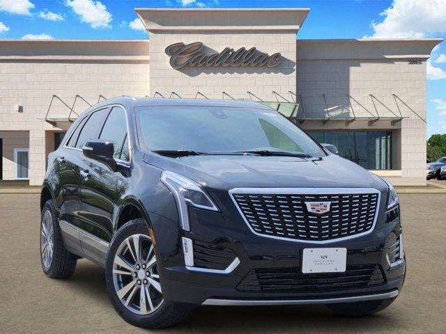 2026 Cadillac XT5 Premium Luxury in Stellar Black Metallic — front three-quarter view
