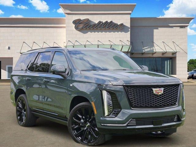 2026 Cadillac Escalade Sport in Aegean Stone — front three-quarter view