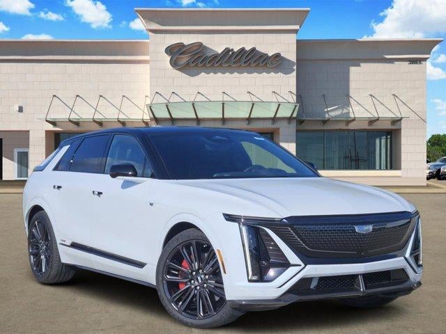2026 Cadillac LYRIQ V-Series Premium in Vibrant White Tricoat — front three-quarter view