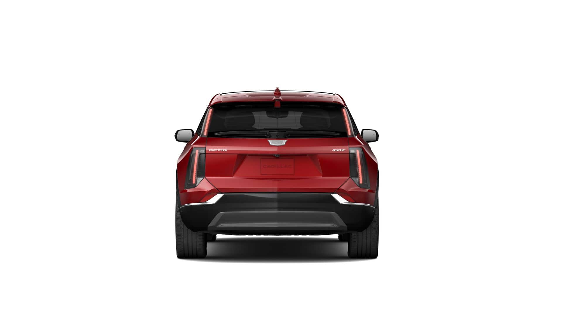 2026 Cadillac OPTIQ — rear three-quarter view