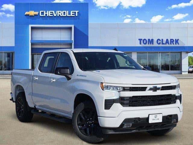 2026 Chevrolet Silverado 1500 RST in Summit White — front three-quarter view
