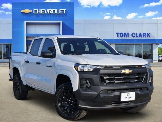 2026 Chevrolet Colorado WT in Summit White — front three-quarter view