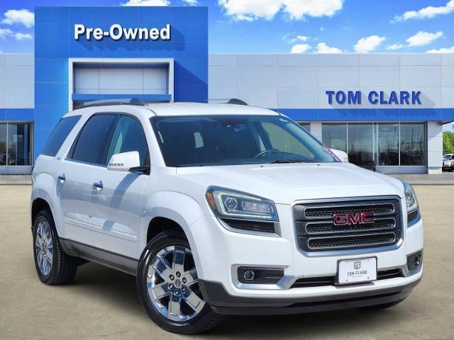 2017 GMC Acadia Limited Limited in Summit White — front three-quarter view