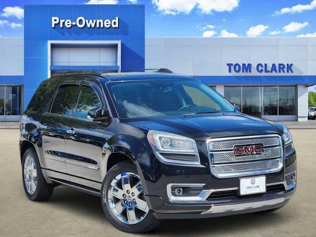 2015 GMC Acadia Denali in Carbon Black Metallic — front three-quarter view
