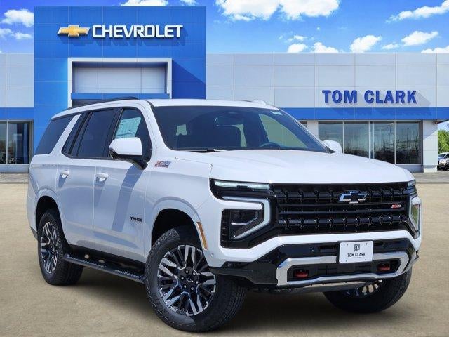2026 Chevrolet Tahoe Z71 in Summit White — front three-quarter view
