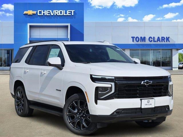2026 Chevrolet Tahoe RST in Summit White — front three-quarter view