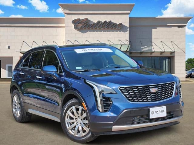 2020 Cadillac XT4 FWD Premium Luxury in Twilight Blue Metallic — front three-quarter view