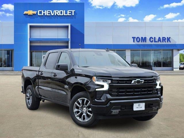 2026 Chevrolet Silverado 1500 RST in Black — front three-quarter view
