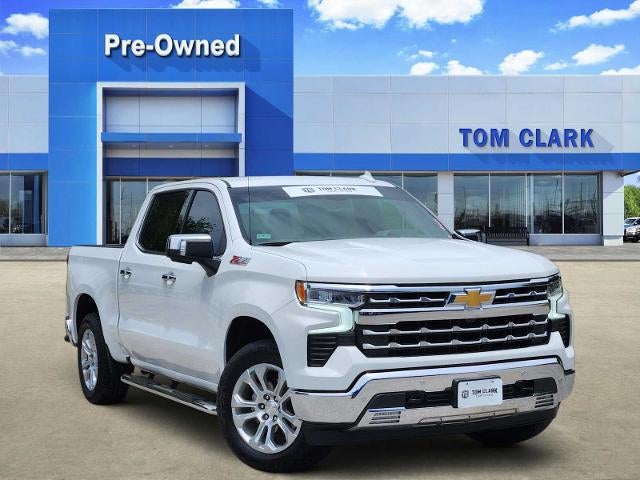 2024 Chevrolet Silverado 1500 LTZ in Summit White — front three-quarter view