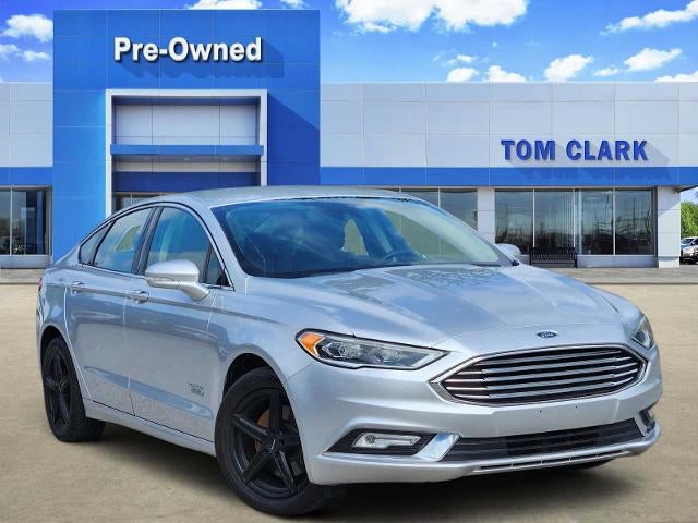 2017 Ford Fusion Energi Titanium in Ingot Silver Meta — front three-quarter view