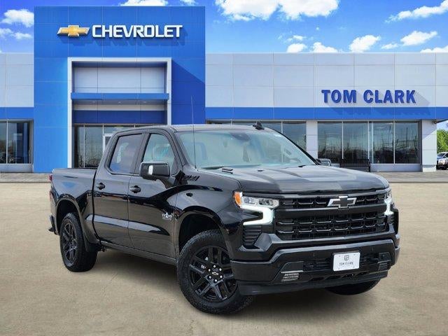 2026 Chevrolet Silverado 1500 RST in Black — front three-quarter view