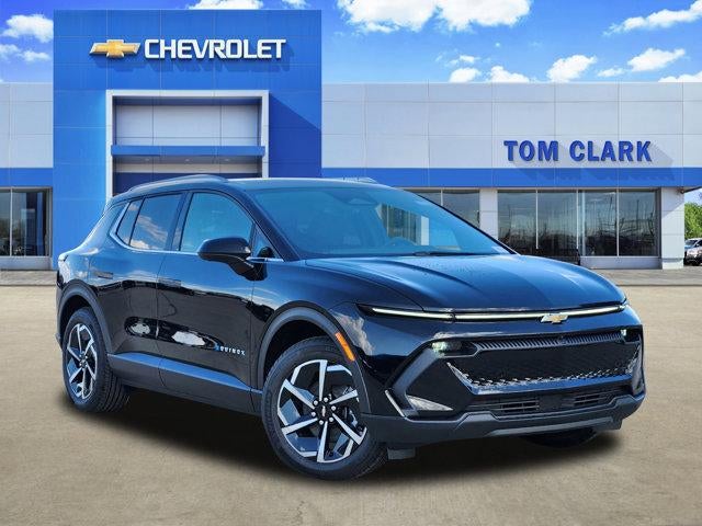 2026 Chevrolet Equinox EV LT in Black — front three-quarter view