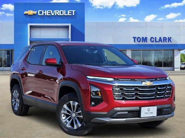 2026 Chevrolet Equinox LT in Radiant Red Tintcoat — front three-quarter view