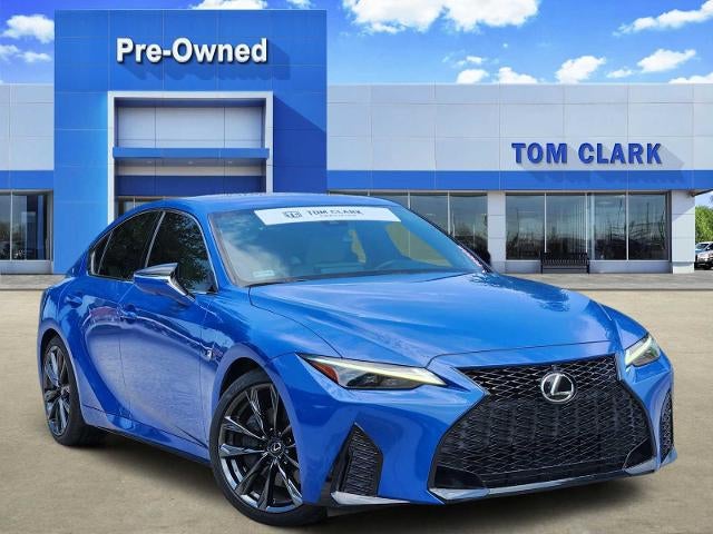 2021 Lexus IS IS 350 F SPORT in Grecian Water — front three-quarter view