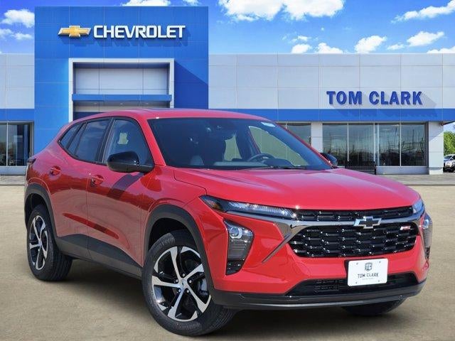 2026 Chevrolet Trax 1RS in Apex Red — front three-quarter view